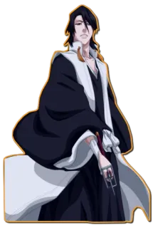 😒 Byakuya Kuchiki Bleach Anime, Bleach, Personagem, Byakuya Kuchiki, Mangá whatsapp sticker