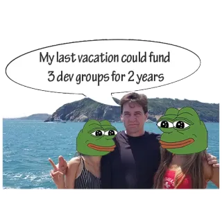 Craig Wright telegram stickers