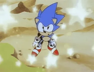 😮 Sonic 索尼克, 电子游戏, 卡通, 索尼克 telegram sticker
