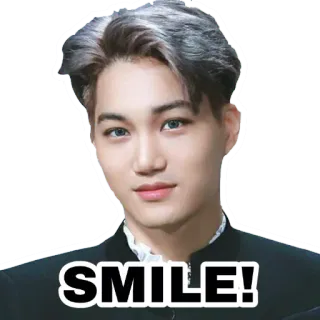 😊 SMILE! kpop, sorriso, positivo, carino, idolo, ritratto whatsapp sticker