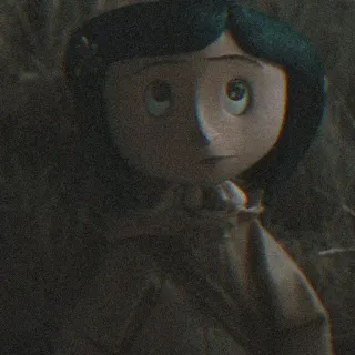 🧃 Coraline Jones Coraline Coraline, animation, stop motion, movie, character, girl whatsapp sticker