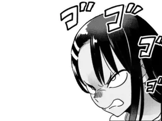👿 Anime, Manga, Enojado, Cara, Chica, Expresión telegram sticker