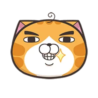 🐵 고양이, 동물, 스티커, 만화, 귀여운, 웃긴 telegram sticker