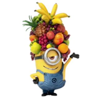 😅 Minion Hoạt hình, Trái cây, Minion, Hài hước, Nhân vật whatsapp sticker