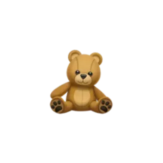🧸 teddy bear, toy, stuffed animal, cute, animal telegram sticker