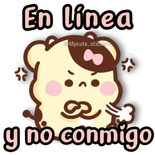 🍭Osita tóxica @Mycute_stickers whatsapp stickers