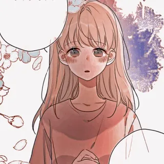 🦔 Dziewczyna anime, Kreskówka, Rumieniec, Słodki, Anime, Manga telegram sticker