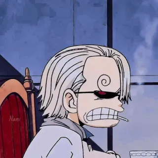 🌊 Vinsmoke Sanji One Piece Anime, Manga, Rauchen, Pirat, Koch telegram sticker