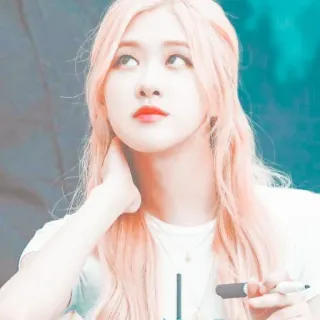 🌸 Rose kpop, rose, cantante, bellezza, celebrità whatsapp sticker