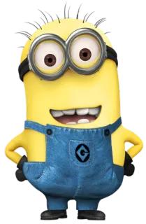 😌 Minion Despicable Me Minion, Kẻ Trộm Mặt Trăng, Hoạt hình, Màu vàng, Nhân vật, Hài hước telegram sticker