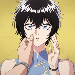🤗 动漫, 角色, 漫画, 动画, 亚洲, 肖像 telegram sticker