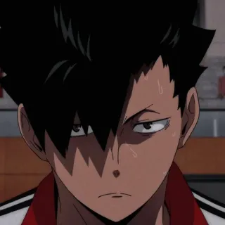 🌟 Kuroo Tetsurou Haikyuu!! anime, haikyuu, kuroo tetsurou, volleyball, manga telegram sticker