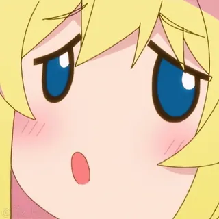 😲 Anime, Carino, Faccia, Espressione, Rossore telegram sticker