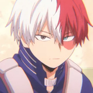 🌷 Shoto Todoroki My Hero Academia Anime, Karakter, Manga, My Hero Academia, Shoto Todoroki telegram sticker