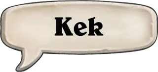 😹 Kek Argot Internet, Kek, Bulle de BD whatsapp sticker