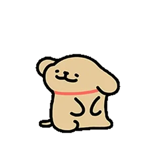 😊 dog, animal, cartoon, cute, pet, sticker telegram sticker