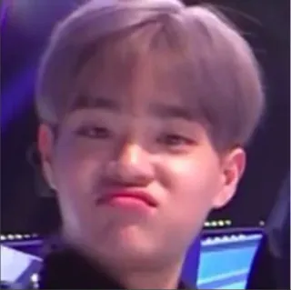 😗 человек, kpop, мужчина, портрет, лицо, выражение telegram sticker