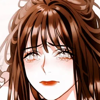 💐 mulher, triste, chorando, mangá, anime, emocional whatsapp sticker
