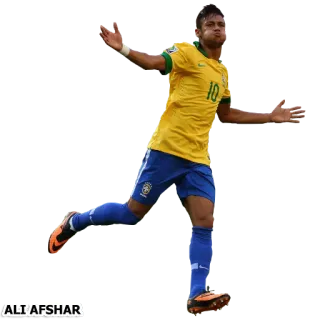 ⚽ ALI/AFSHAR sepak bola, atlet, sepak bola, olahraga telegram sticker