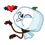 Pumpkin Ghost @TgEmojis telegram emojis 😘