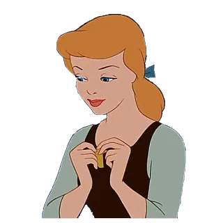 😆 Cinderella kartun, putri, Disney, Cinderella, animasi, klasik whatsapp sticker