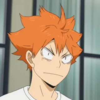 ☀️ Hinata Shoyo Haikyuu anime, haikyuu, hinata shoyo, cartoon, volleyball telegram sticker