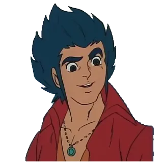 😀 Anime, Hoạt hình, Nhân vật, Minh họa, Nam, Chân dung telegram sticker