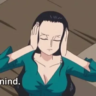 😶 Nico Robin One Piece mind. Nico Robin, Anime, One Piece, Frau, Charakter telegram sticker