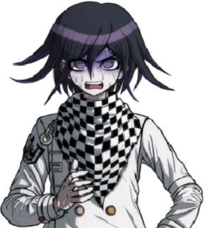 😰 Kokichi Oma Danganronpa V3: Killing Harmony Anime, Danganronpa, Kokichi Oma, Expression, Peur whatsapp sticker
