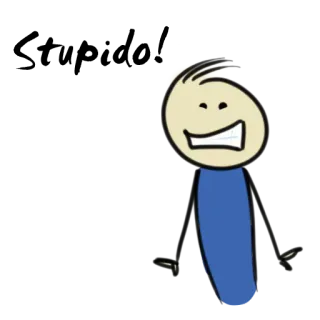 😖 bonhomme allumette, dessin animé, expression, drôle, dessin, bande dessinée telegram sticker