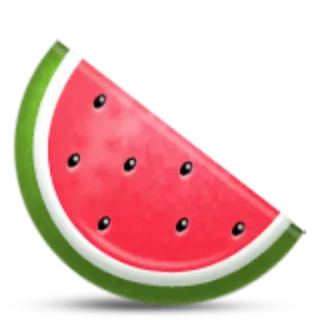 🍉 арбуз, фрукт, еда, лето, закуска, здоровый, ломтик telegram sticker