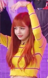 🍊 Lisa lisa, blackpink, kpop, zangeres, idool, danseres telegram sticker