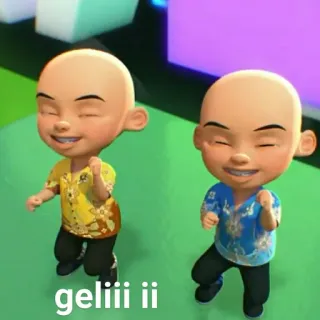 👼 geliii ii kartun, karakter, anak-anak, Indonesia, geliii telegram sticker