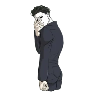 🙄 Michael Myers Halloween ハロウィーン, ホラー, 映画, スラッシャー, マスク telegram sticker