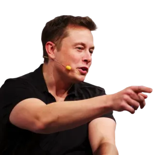 👉 Elon Musk elon musk, tesla, spacex, negócios, empreendedor telegram sticker