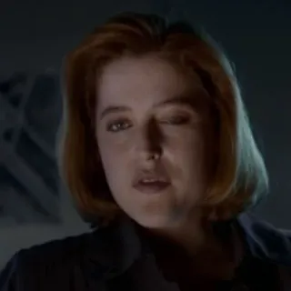 🙄 Dana Scully The X-Files Dana Scully, X-Files, Televisione, FBI telegram sticker