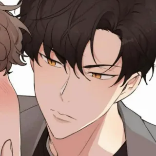 🎗 アニメ, 男, イラスト, ポートレート, 漫画, キャラクター telegram sticker