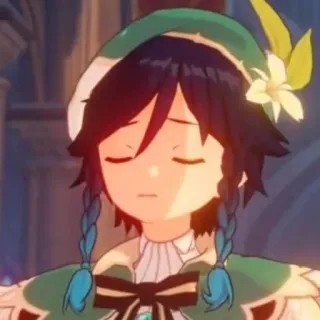 🙄 Venti Genshin Impact venti, genshin impact, anime, video game, karakter whatsapp sticker