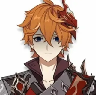 😕 Tartaglia Genshin Impact Tartaglia, Childe, Genshin Impact, anime, character, game telegram sticker