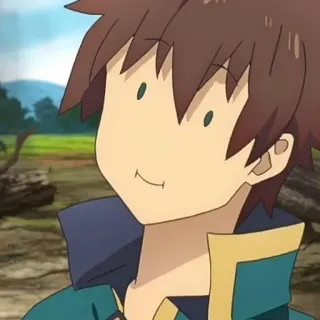 🛡 Kazuma Konosuba 动漫, 搞笑, 表情, 困惑 telegram sticker