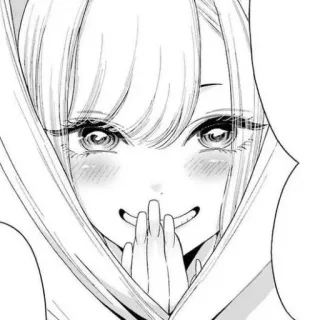 😏 Anime, Manga, Fille, Doigt d'honneur, Offensant telegram sticker