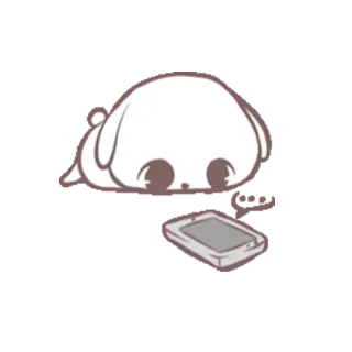 🌸 狗, 小狗, 平板, 可爱, 动物, 卡通 telegram sticker