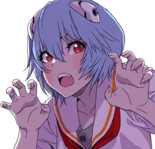 🌊 Rei Ayanami Neon Genesis Evangelion อนิเมะ, เรย์ อายานามิ, อีวานเกเลียน, ตัวละคร, มังงะ, อนิเมะญี่ปุ่น telegram sticker
