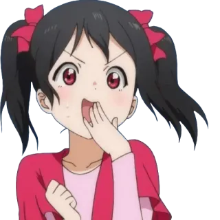😌 Nico Yazawa Love Live! Anime, Ragazza, Cartone animato, Carino, Nico Yazawa, Love Live telegram sticker
