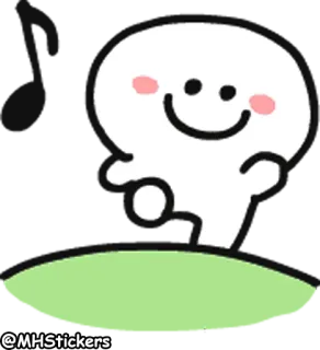 🏃‍♂️ @MHStickers Cartoon, Schattig, Sticker, Vrolijk whatsapp sticker
