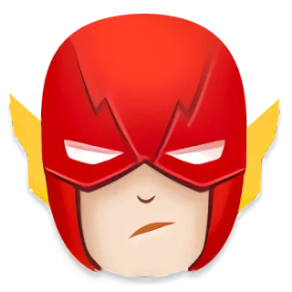 🦇 The Flash super-héros, DC Comics, Flash, personnage de BD telegram sticker