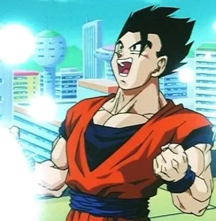 🔥 Gohan Dragon Ball Z 动漫, 龙珠Z, 孙悟饭, 超级赛亚人, 卡通 telegram sticker