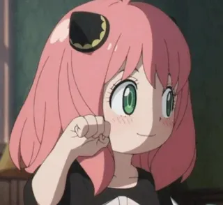 🎟 Anya Forger Spy x Family アーニャ, SPY×FAMILY, アニメ, キャラクター, 可愛い, カワイイ telegram sticker