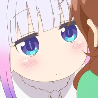Kanna Kamui by @iLUC1E telegram stickers