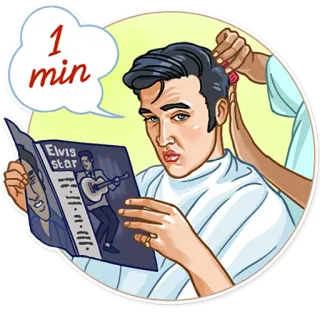 Elvis Presley telegram stickers